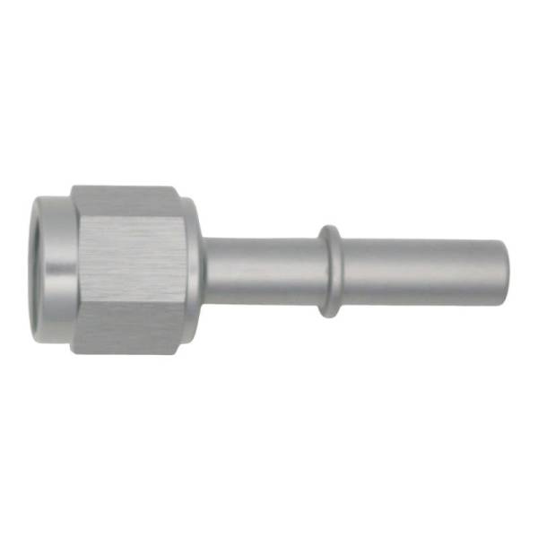DeatschWerks - DeatschWerks 6AN Female Flare Swivel to 5/16in Male EFI Quick Disconnect - Anodized DW Titanium - 6-02-0130
