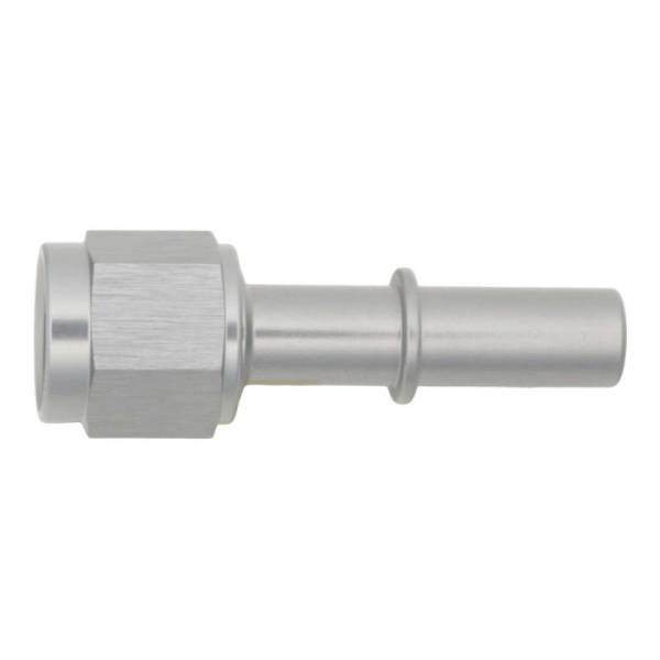 DeatschWerks - DeatschWerks 6AN Female Flare Swivel to 3/8in Male EFI Quick Disconnect - Anodized DW Titanium - 6-02-0131