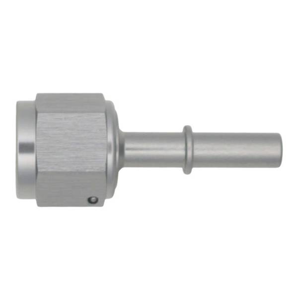 DeatschWerks - DeatschWerks 8AN Female Flare Swivel to 5/16in Male EFI Quick Disconnect - Anodized DW Titanium - 6-02-0132