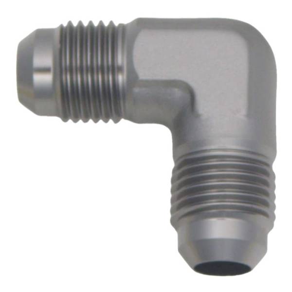 DeatschWerks - DeatschWerks 6AN Male Flare To 6AN Male Flare 90-Degree Coupler Fitting - 6-02-0207