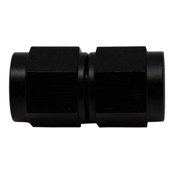 DeatschWerks - DeatschWerks 6AN Flare Female Swivel to 6AN Flare Female Swivel - Anodized Matte Black - 6-02-0209-B