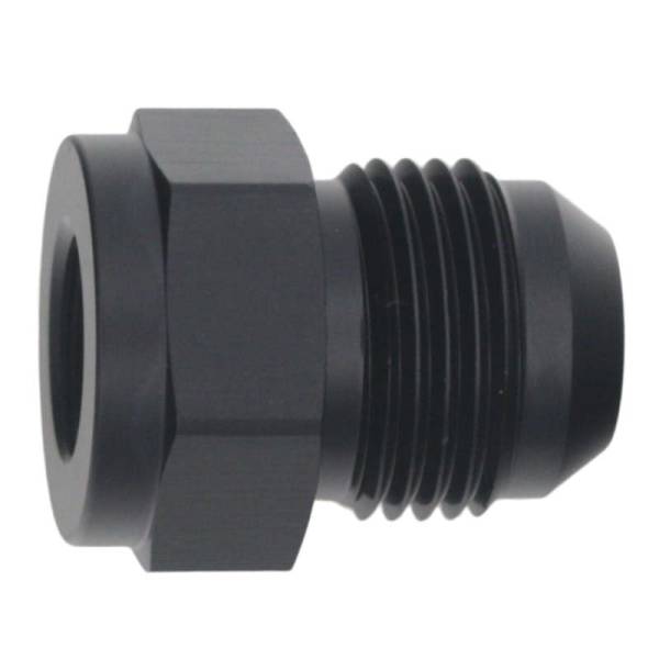 DeatschWerks - DeatschWerks 6AN Female Flare to 10AN Male Flare Expander - Anodized Matte Black - 6-02-0221-B