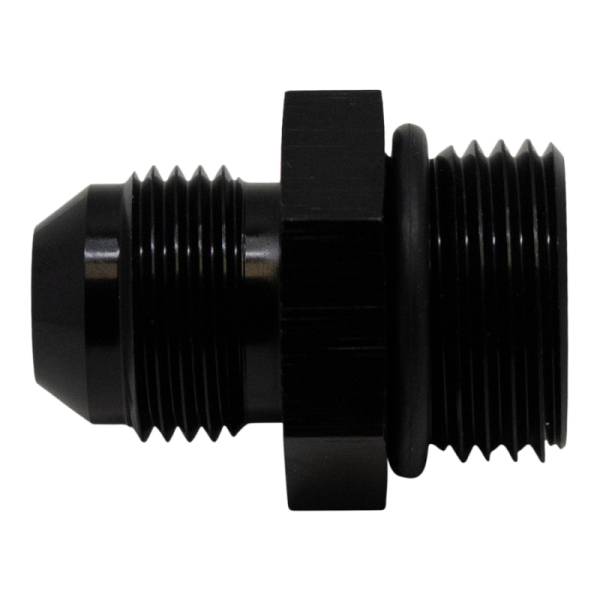 DeatschWerks - DeatschWerks 10AN ORB Male to 8AN Male Flare Adapter (Incl O-Ring) - Anodized Matte Black - 6-02-0406-B