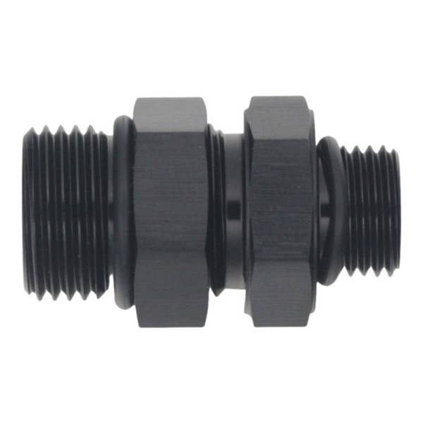 DeatschWerks - DeatschWerks 6AN ORB Male to 8AN ORB Male Swivel Adapter - Anodized Matte Black - 6-02-0424-B