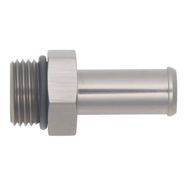 DeatschWerks - DeatschWerks 8AN ORB Male To 1/2in Barb Fitting (Single Barb - Incl O-Ring) - 6-02-0508