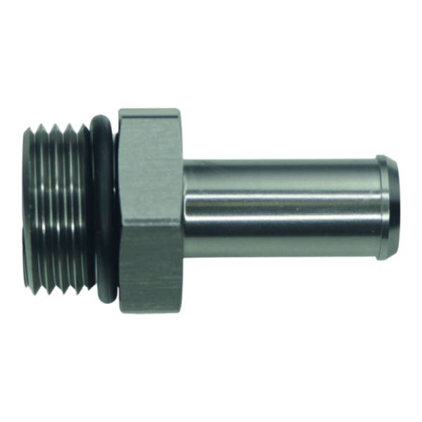DeatschWerks - DeatschWerks 10AN ORB Male to 1/2in Male Barb Fitting - Anodized DW Titanium - 6-02-0515