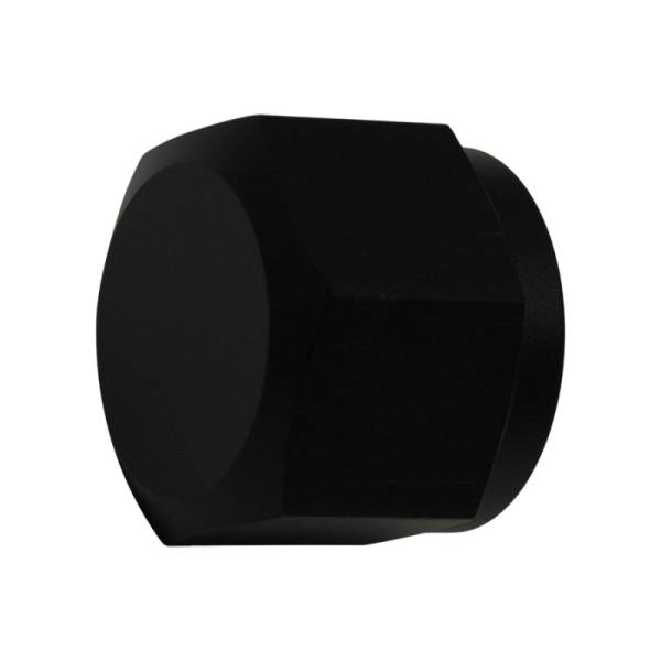 DeatschWerks - DeatschWerks 10AN Female Flare Cap - Anodized Matte Black - 6-02-0716-B
