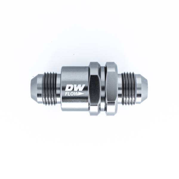 DeatschWerks - DeatschWerks 8AN Male Flare + 8AN Male Flare One Way Check Valve - 6-02-0724