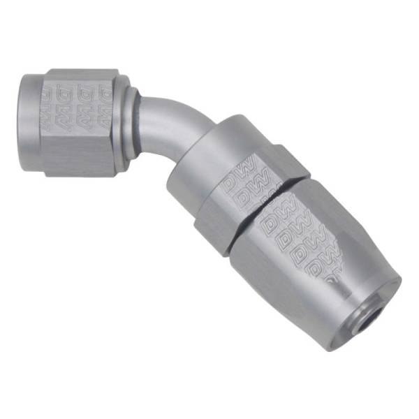 DeatschWerks - DeatschWerks 6AN Female Swivel 45-Degree Hose End CPE - 6-02-0802