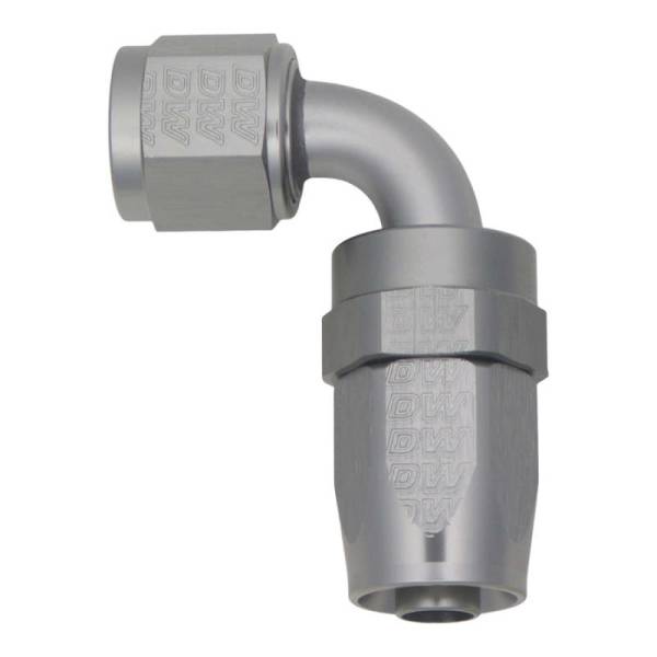DeatschWerks - DeatschWerks 8AN Female Swivel 90-Degree Hose End CPE - 6-02-0807
