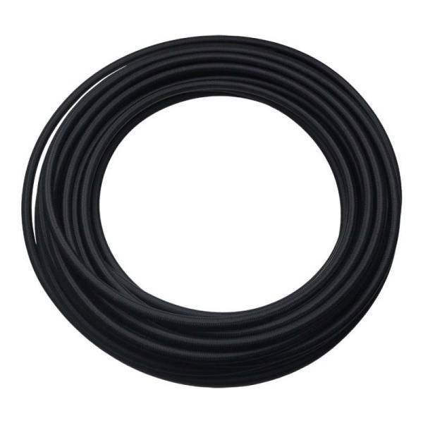 DeatschWerks - DeatschWerks 6AN Black Nylon Braided CPE Hose - 50ft - 6-02-0815-50
