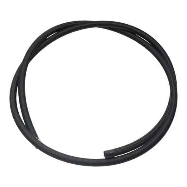 DeatschWerks - DeatschWerks 6AN Black Nylon Braided CPE Hose - 6ft - 6-02-0815-6