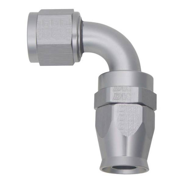 DeatschWerks - DeatschWerks 10AN Female Swivel 90-Degree Hose End PTFE (Incl. 1 Olive Insert) - 6-02-0860