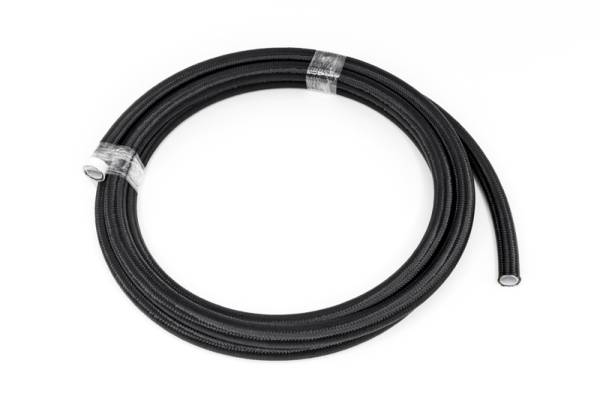 DeatschWerks - DeatschWerks 6AN Black Nylon Braided PTFE Hose 10 Feet - 6-02-0864-10