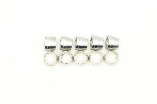 DeatschWerks - DeatschWerks Replacement PTFE Hose End Olive Insert 8AN (Pack of 10) - 6-02-0868