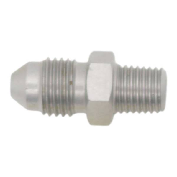 DeatschWerks - DeatschWerks 3AN Male Flare to 1/16in NPT Male - Anodized Stainless Steel - 6-02-0907