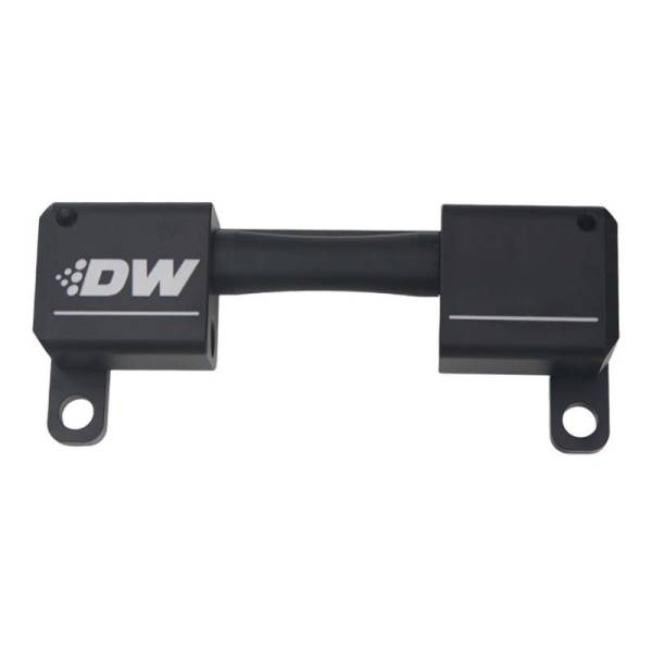 DeatschWerks - DeatschWerks High Flow Ethanol Sensor Adapter - 10AN ORB to 10AN ORB - Anodized Matte Black - 6-03-0702