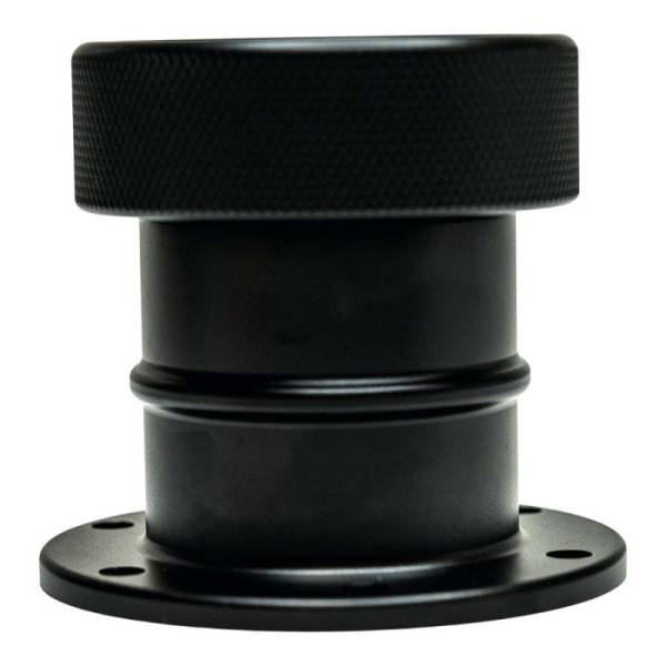 DeatschWerks - DeatschWerks Straight Filler Neck w/Cap - Matte Black - 6-03-FST-STRAIGHT