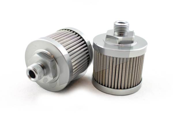 DeatschWerks - DeatschWerks Stainless Steel 6AN 100 Micron Universal Fuel Pump Pre-Filter - 8-01-06100
