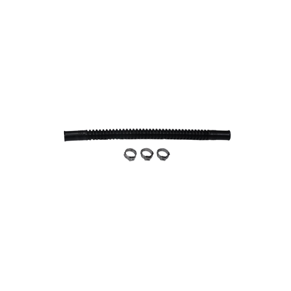 DeatschWerks - Deatschwerks Convoluted Tubing 200mm Length x 8mm ID Side 1 x 8mm ID Side 2 - Black - 9-CT-8-516