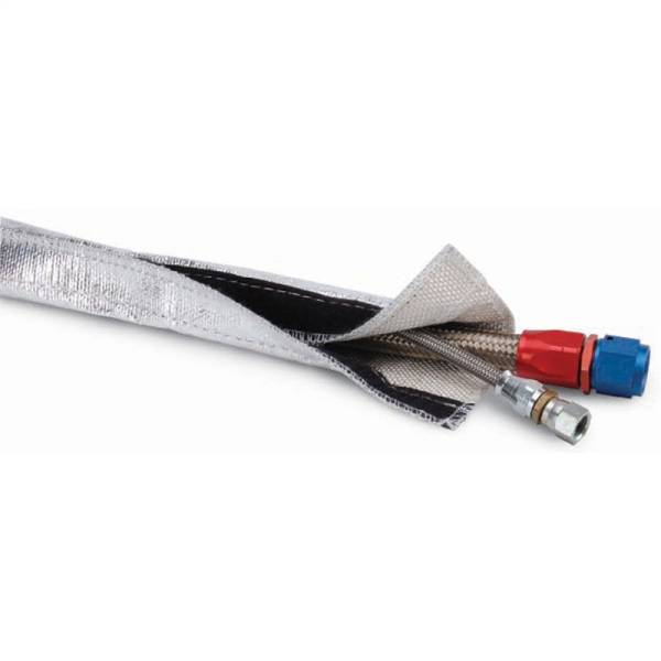 DEI - DEI Heat Shroud 1in I.D. x 3ft - Aluminized Sleeving - Hook and Loop Edge - 10405