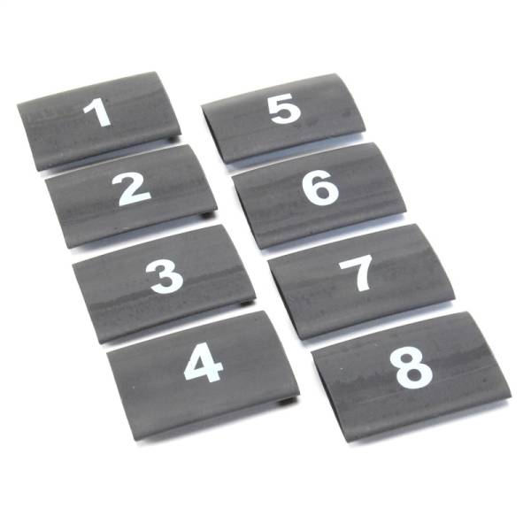 DEI - DEI Wire Markers 8pc Set Numbered 1-8 - Black - 10849