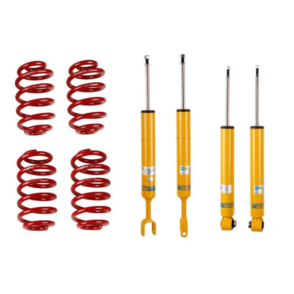 Bilstein - Bilstein B12 2002 Audi A4 Base Front and Rear Suspension Kit - 46-188588