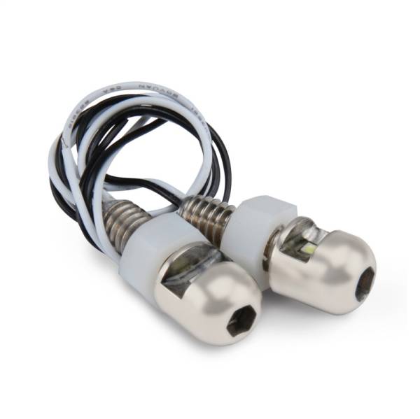 DEI - DEI LED LiteN Boltz License Plate Lighting - Dome Head - 2pc - Satin - 30302