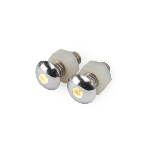 DEI - DEI LED Lighted Button Head Bolts Universal Accent Lighting - 2-pack - White - 30303