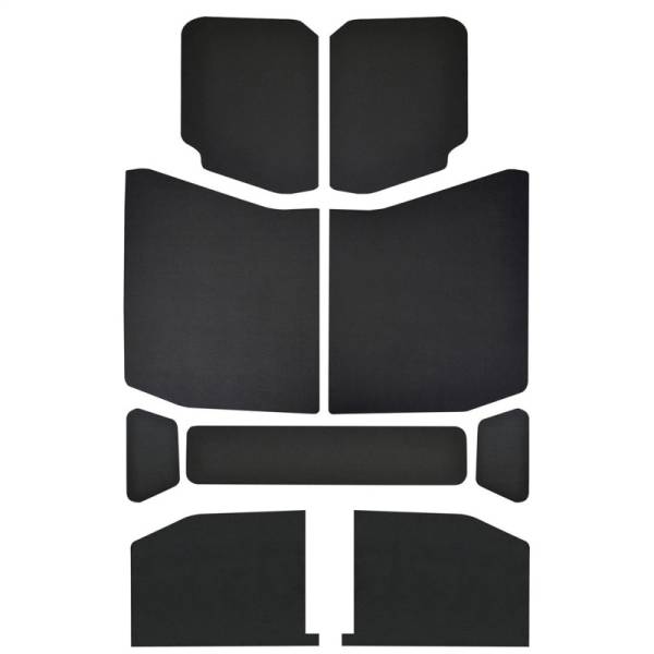 DEI - DEI 18-23 Jeep Wrangler JL 4-Door Boom Mat Headliner - 9 Piece - Black - 50168