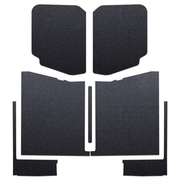 DEI - DEI 20-22 Jeep Gladiator JT 4-Door Boom Mat Complete Headliner Kit - 7 Piece - Black - 50183