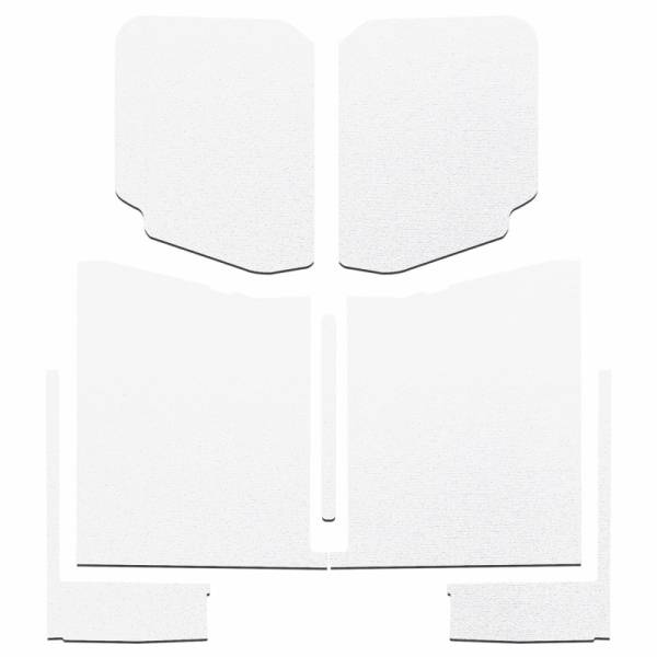 DEI - DEI 20-22 Jeep Gladiator JT 4-Door Boom Mat Complete Headliner Kit - 7 Piece - White - 50185