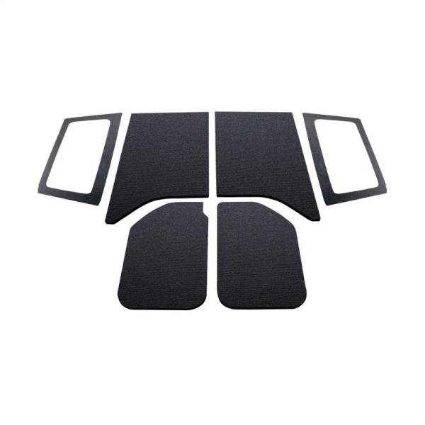 DEI - DEI 11-18 Jeep Wrangler JK 2-Door Boom Mat Complete Headliner Kit - 6 Piece - Black - 50285
