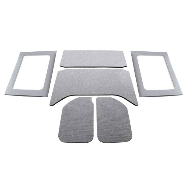 DEI - DEI 11-18 Jeep Wrangler JK 4-Door Boom Mat Complete Headliner Kit - 6 Piece - Gray - 50291