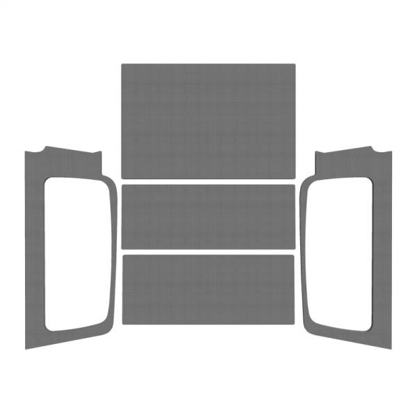 DEI - DEI 04-06 Jeep Wrangler LJ Unliminted Headliner Complete Kit - Gray - 50603