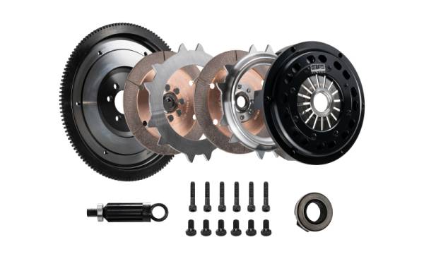 DKM Clutch - DKM Clutch 11-13 BMW 135i Segmented Ceramic Twin Disc Clutch Kit w/Flywheel (850 ft/lbs Torque) - MSC-006-076