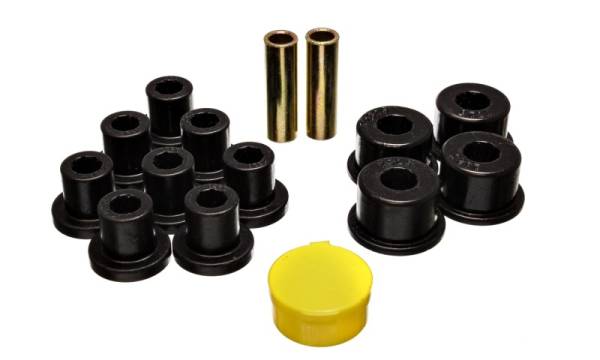 Energy Suspension - Energy Suspension 6/74-80 MG MGB Black Rear Leaf Spring Bushing Set - 10.2101G