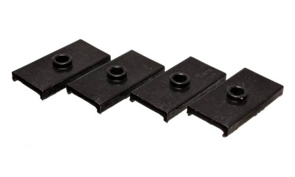 Energy Suspension - Energy Suspension 62-80 MG MGB Black Rear Leaf Spring Pad Set - 10.6102G