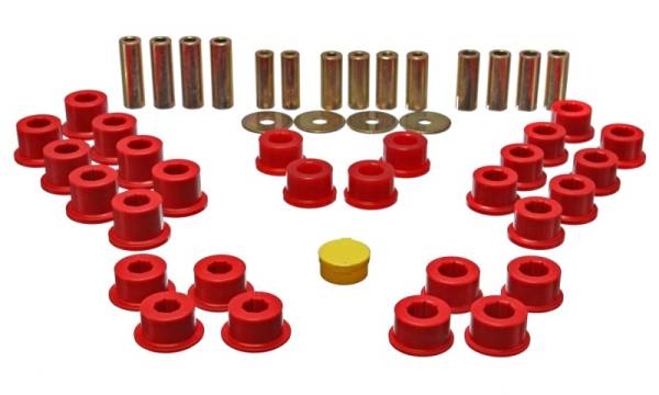 Energy Suspension - Energy Suspension 90-97 Mazda Miata Red Rear Control Arm Bushing Set - 11.3106R