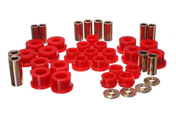 Energy Suspension - Energy Suspension 06-14 Mazda Miata Red Rear Control Arm Bushing Set - 11.3110R