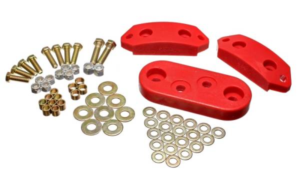 Energy Suspension - Energy Suspension 61-73 VW Beetle/70-73 Super Beetle Red Motor and Trans Mount Bushings (Inc H/W) - 15.1101R