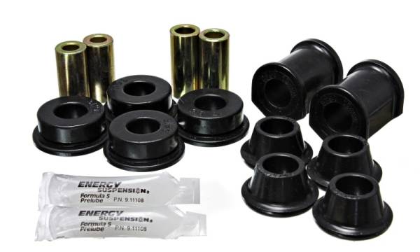 Energy Suspension - Energy Suspension 8/73-79 VW Super Beetle (Stamped) Black Front Control Arm Bushing Set - 15.3107G