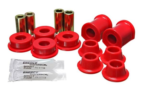 Energy Suspension - Energy Suspension 8/73-79 VW Super Beetle (Stamped) Red Front Control Arm Bushing Set - 15.3107R