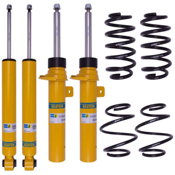 Bilstein - Bilstein B12 (Pro-Kit) 14-16 Mini Cooper S L4 2.0L Front and Rear Suspension Kit - 46-254665