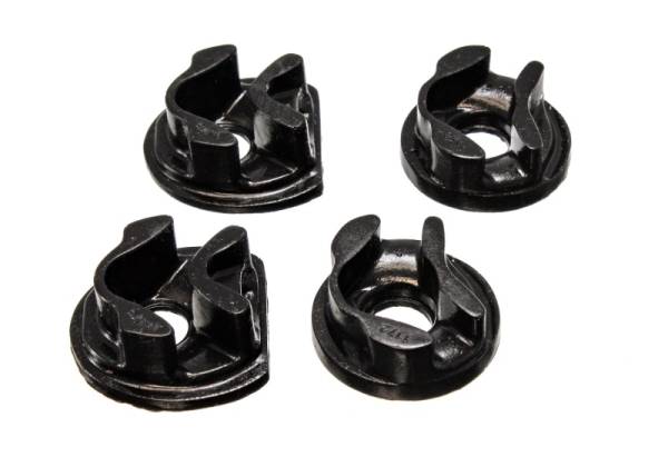 Energy Suspension - Energy Suspension 01-05 Honda Civic/CRX Black Motor Mount Inserts (Manual Transmission) (2 Torque Mo - 16.1111G