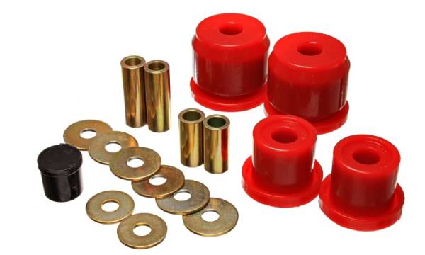 Energy Suspension - Energy Suspension 00-09 Honda S2000 Red Rear Differential Carrier Bushing Set - 16.1112R