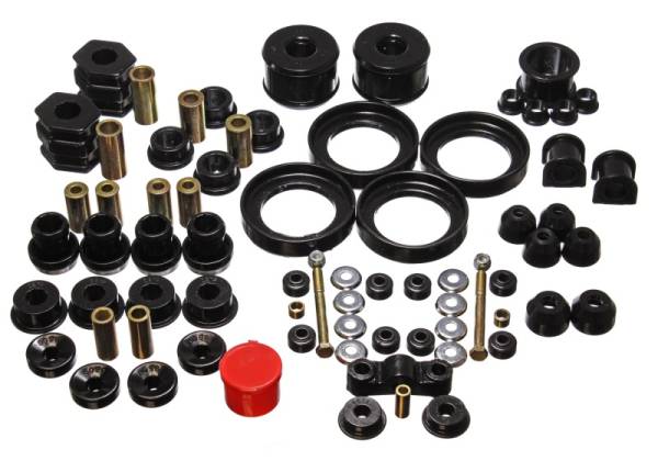 Energy Suspension - Energy Suspension 96-00 Honda Civic/CRX Black Hyper-Flex Master Bushing Set - 16.18110G