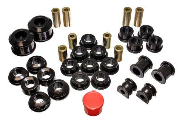 Energy Suspension - Energy Suspension 02-05 Honda Civic Si Black Hyper-Flex Master Bushing Set - 16.18112G