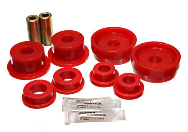 Energy Suspension - Energy Suspension 84-87 Honda Civic/CRX Red Rear Control Arm Bushing Set (Includes Trailing Arm Bush - 16.3102R