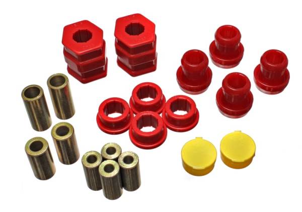 Energy Suspension - Energy Suspension 96-00 Honda Civic/CRX Red Front Control Arm Bushing Set - 16.3114R